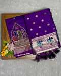 Purple Colour Paithani Saree