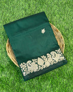 Green Colour Soft Cotton Saree