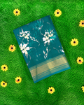 Rama Green Colour Viscose Saree