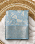 Blue Colour Semi Silk Zari Saree