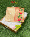 Golden Colour Soft Tissue Paithani Saree