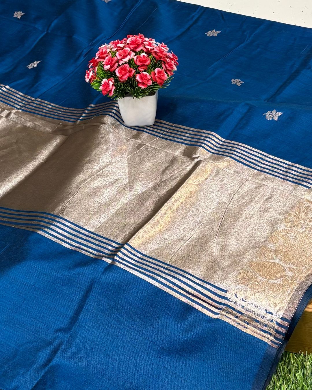 Kerosene Colour Soft Cotton Saree