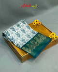 Morpankhi Colour Cotton Ikkat Printed Saree