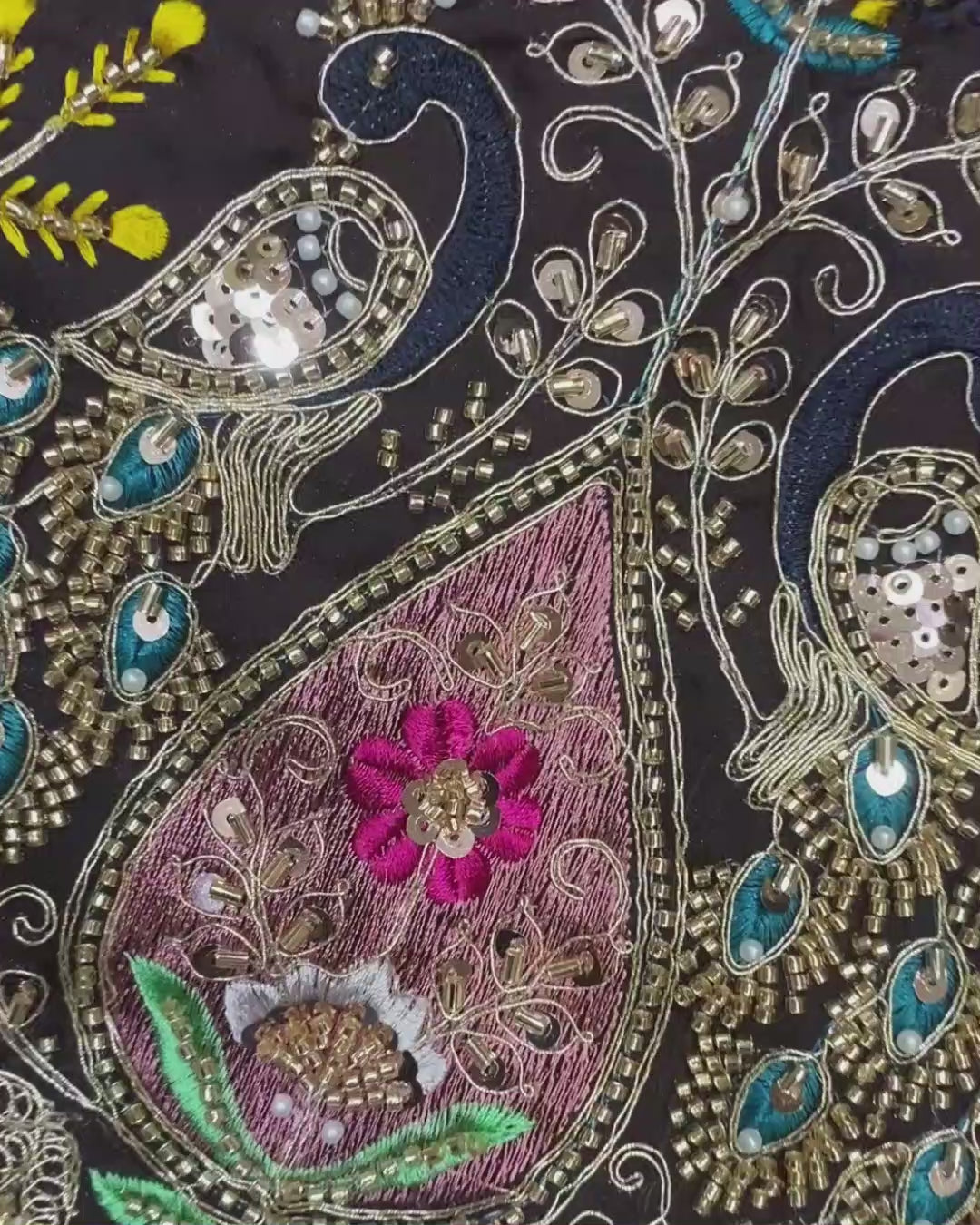 Dark Wine Colour Fandy Saree With Heavy work Blouse Piece