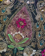 Morpankhi Colour Fandy Saree With Heavy work Blouse Piece